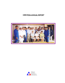 1999 Poea Annu 1999 Poea Annual Report