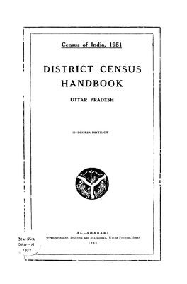District Census Handbook, 46-Faizabad, Uttar Pradesh