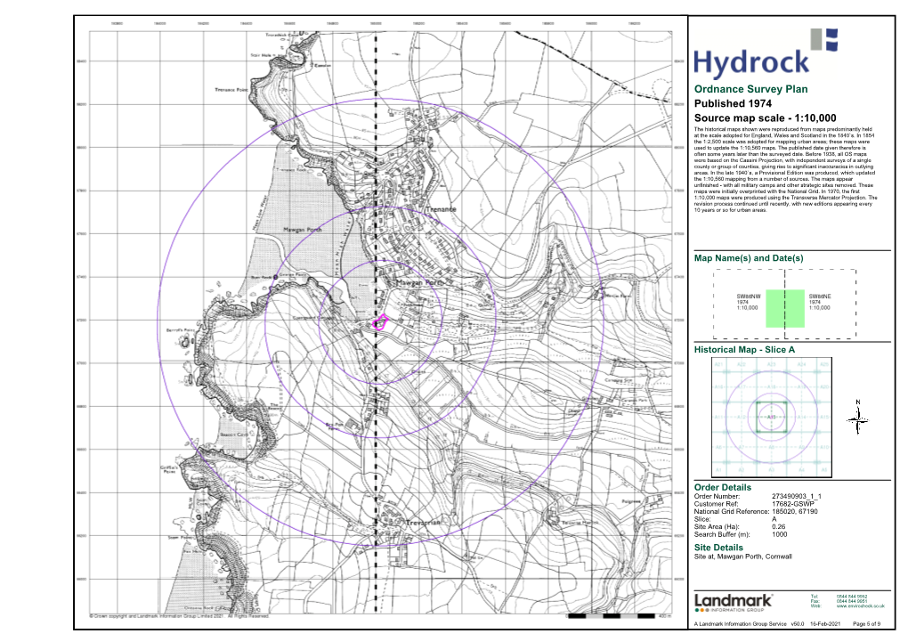 Mawgan Porth Coastal Change Study Report| C Jones Enterprise Ltd