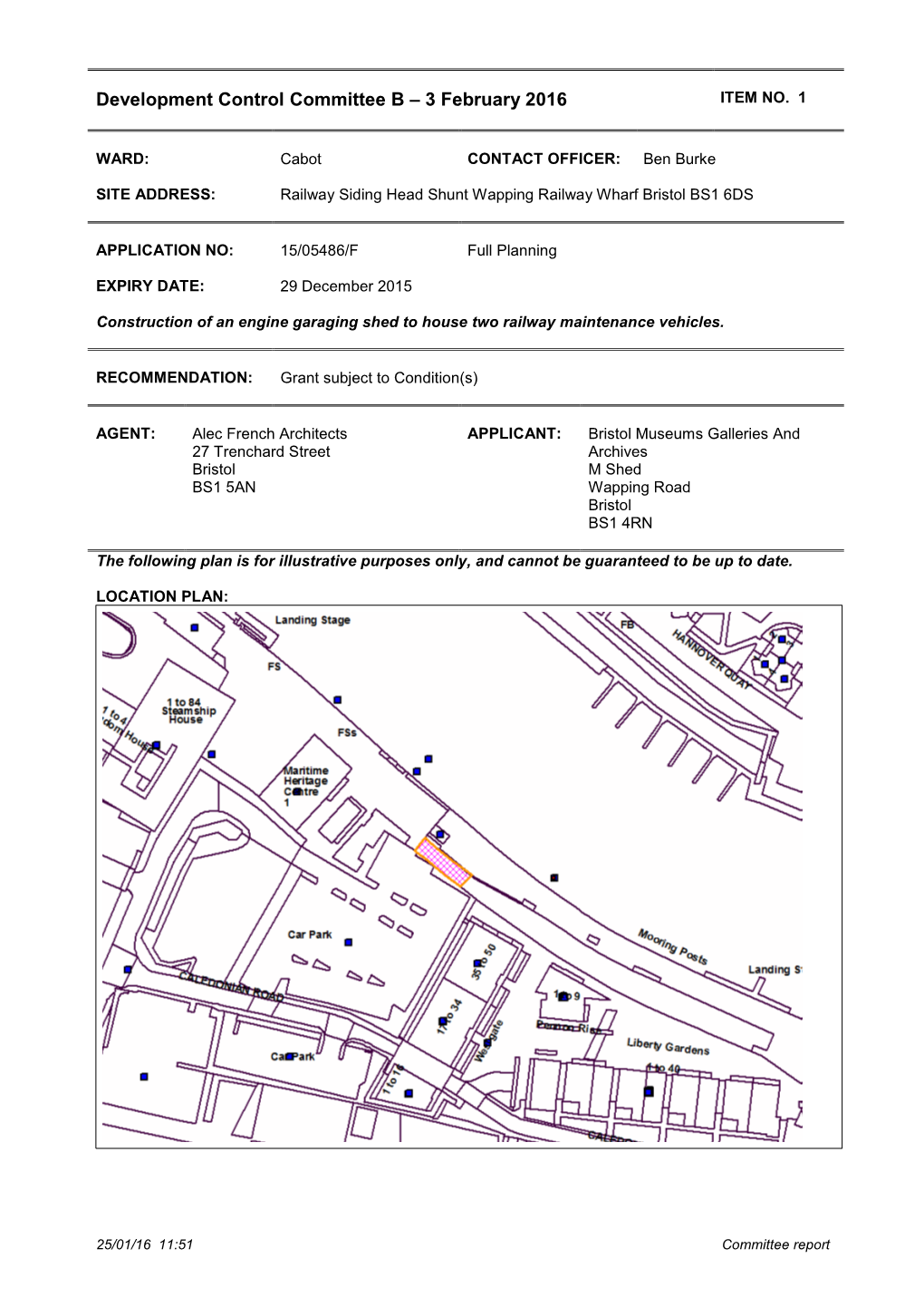 Development Control Committee B – 3 February 2016 ITEM NO