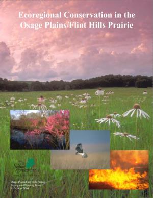 Ecoregional Conservation in the Osage Plains/Flint Hills Prairie