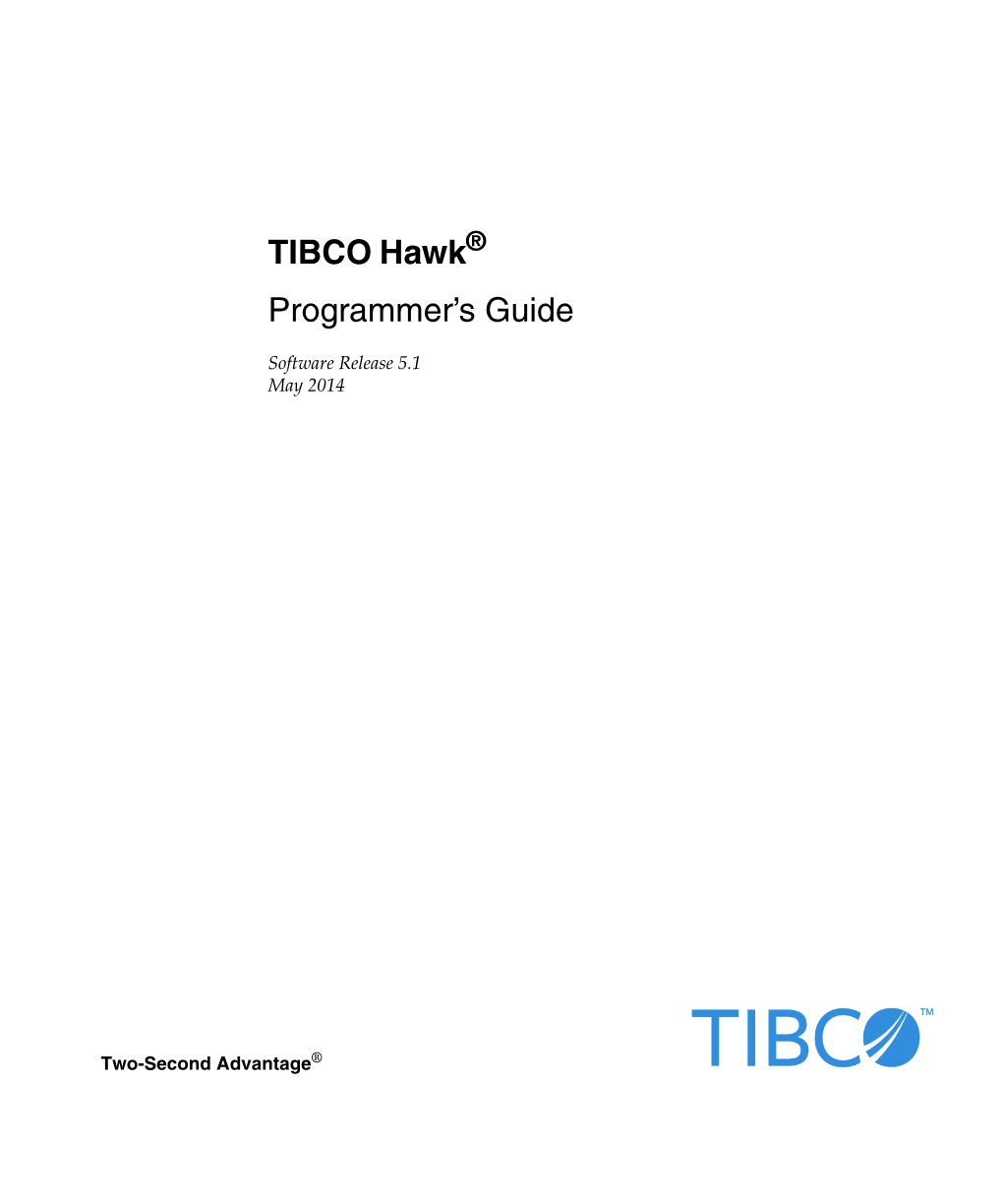 TIBCO Hawk Programmer,Aos Guide