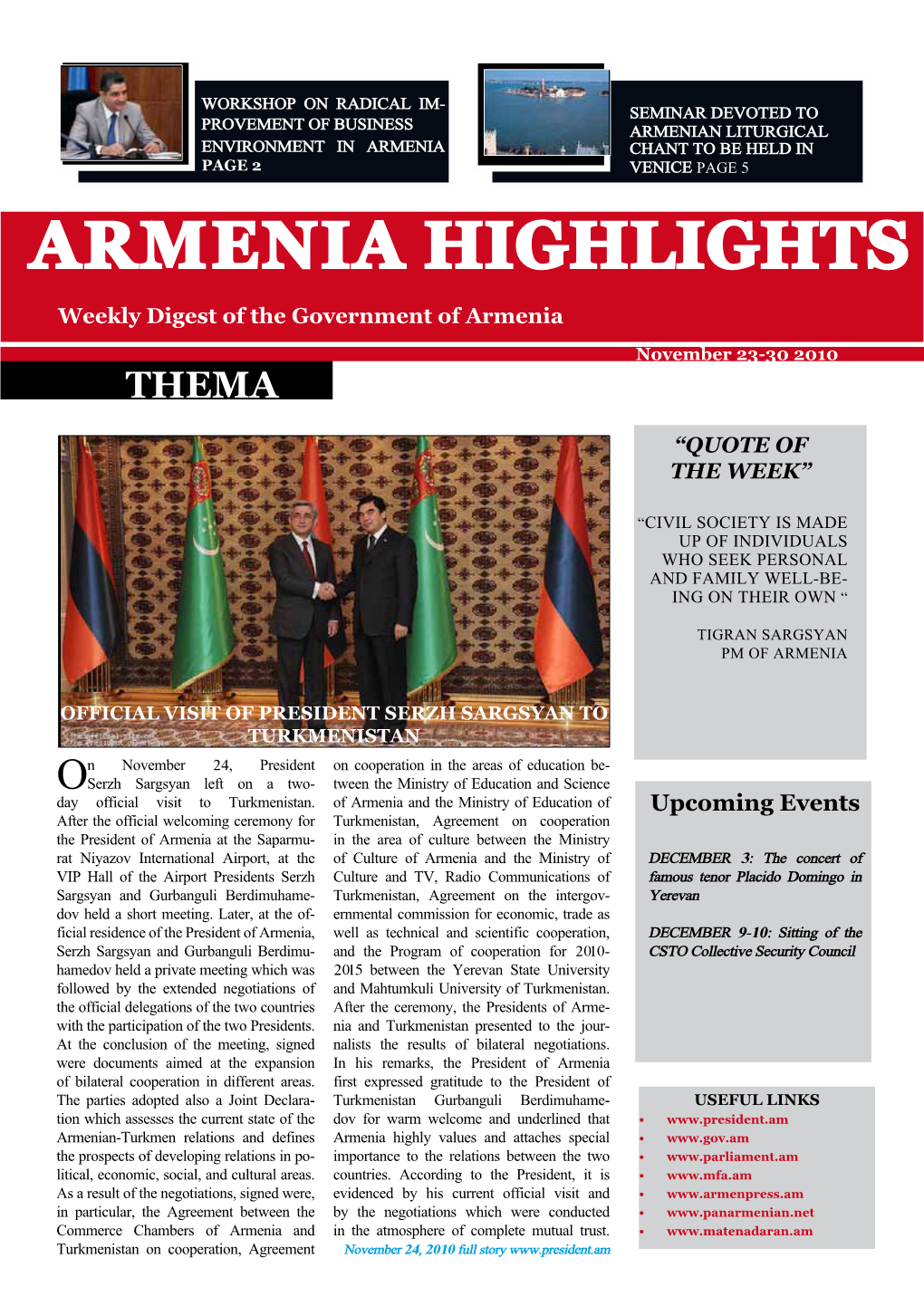 Armenia Highlights