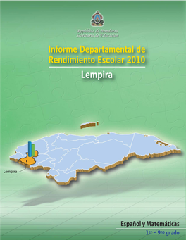Informe Departamental De Rendimiento Escolar 2010 Lempira