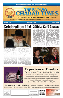 Celebration 114 20Th Le Café Chabad