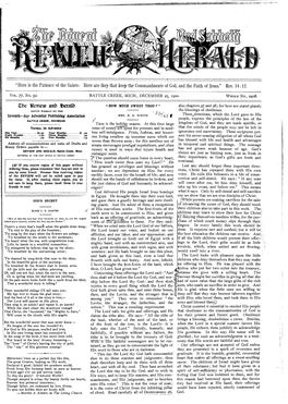 Review and Herald for 1900