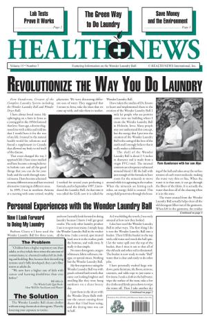 REVOLUTIONIZE the WAY YOU DO LAUNDRY Fern Gunderson, Creator of the Physicists