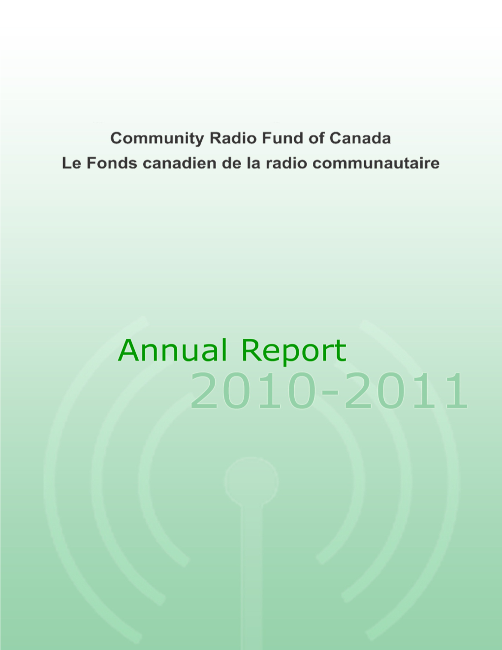 2010-2011 Annual Report