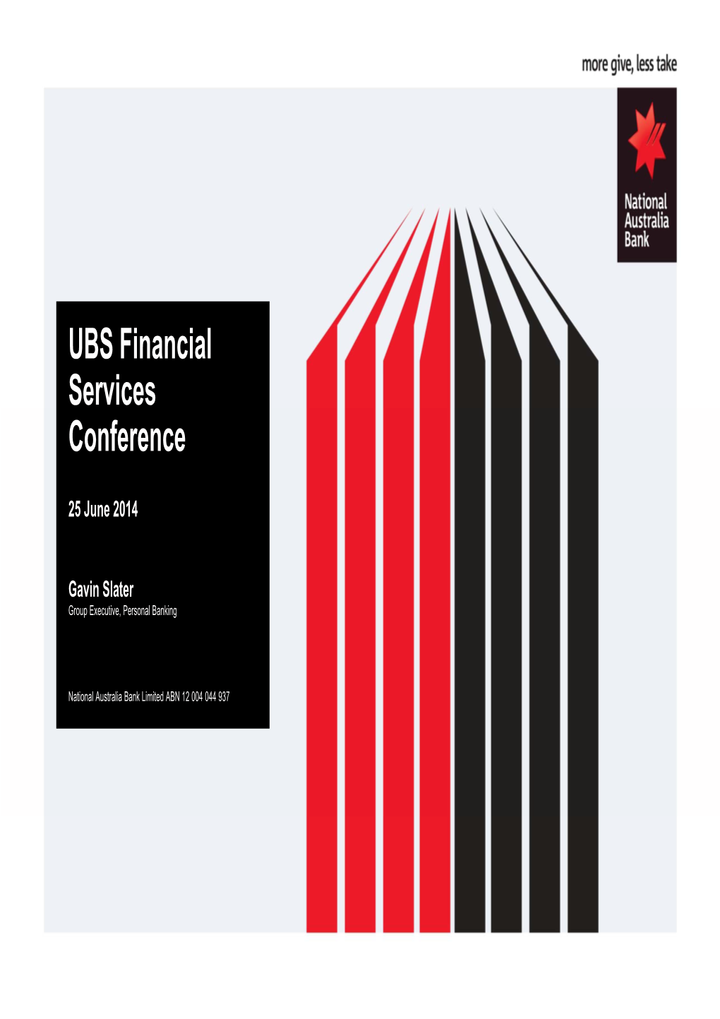 UBS Financial Services Conference, 25 June 2014