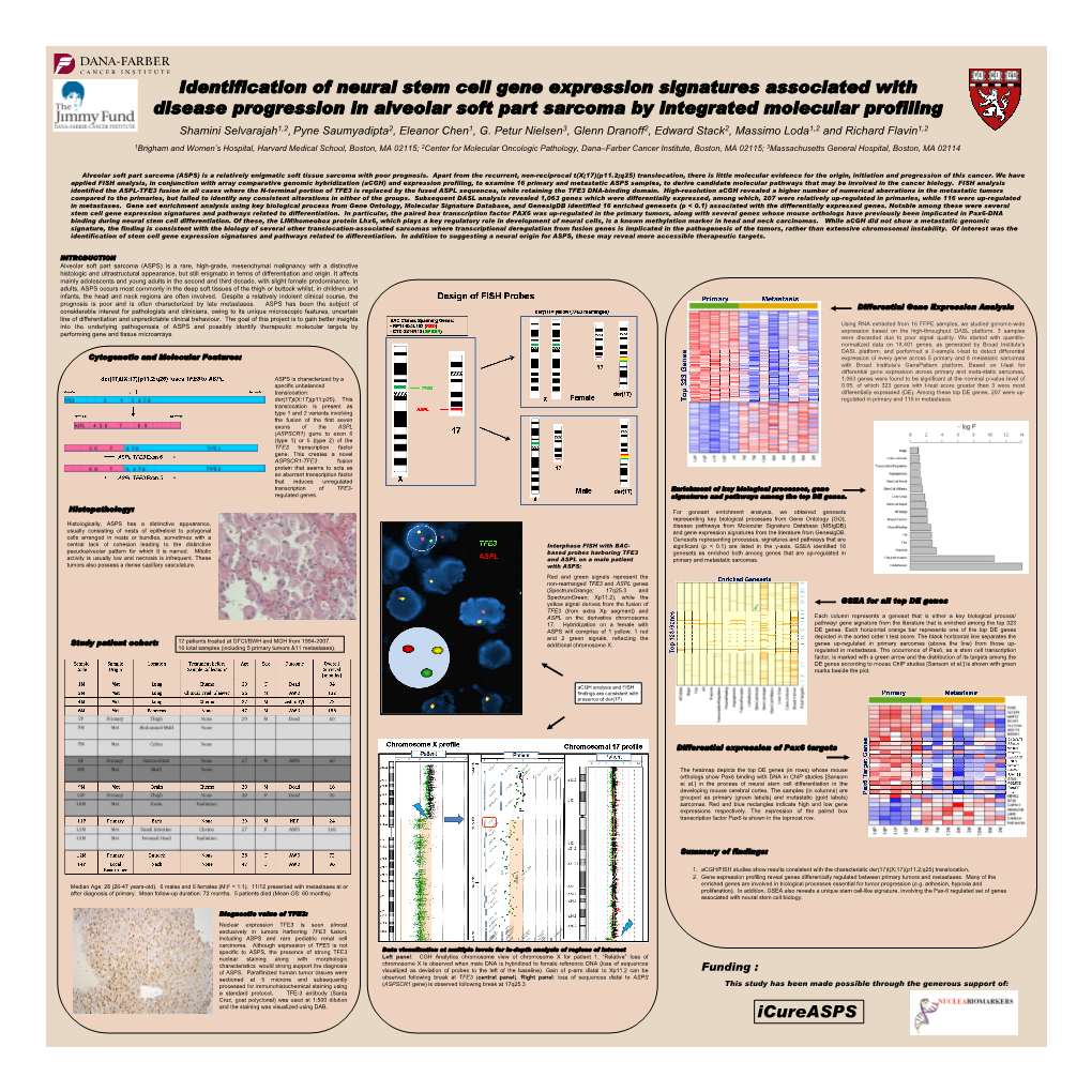 Identification of Neural Stem Cell Gene Expression Signatures Associated