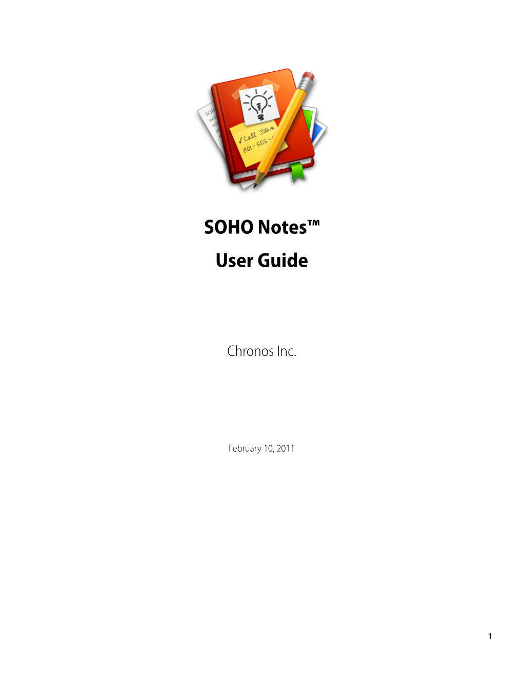 SOHO Notes™ User Guide