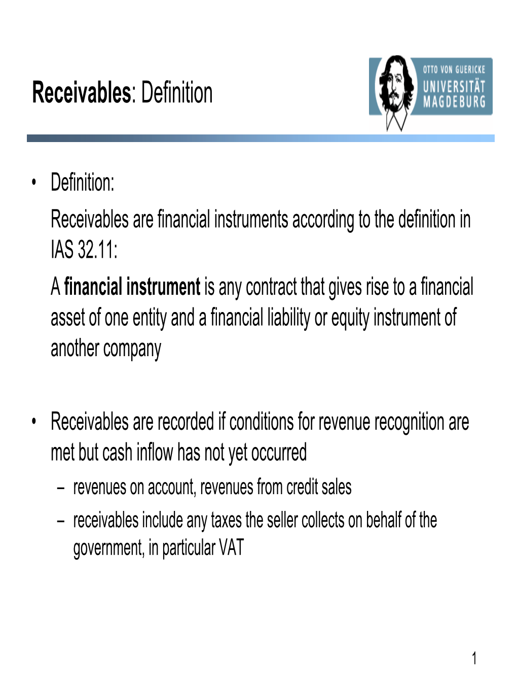 Receivables: Definition