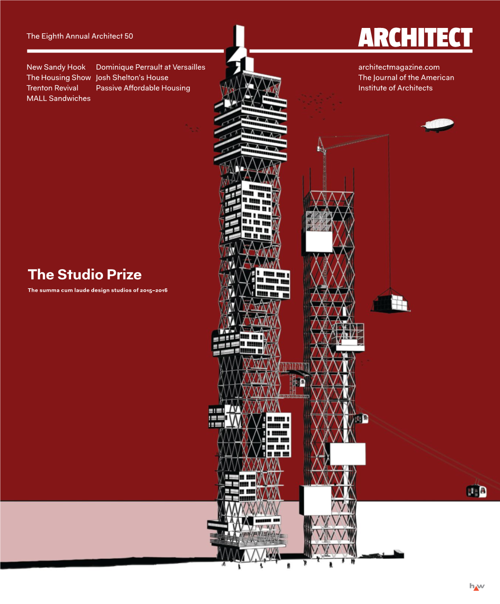 The Studio Prize the Summa Cum Laude Design Studios of 2015–2016 121