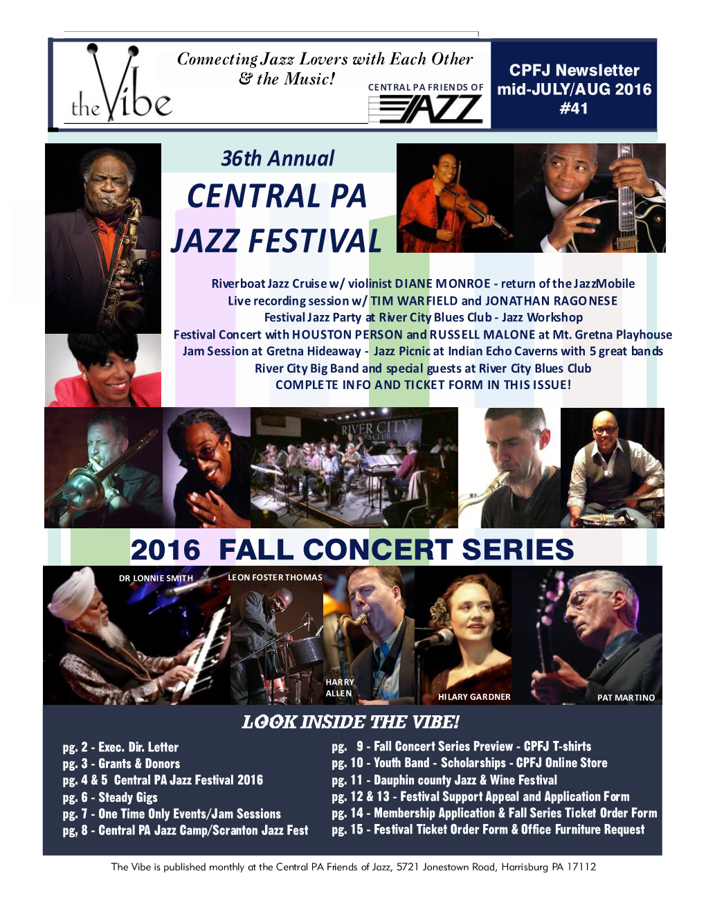 Central Pa Jazz Festival