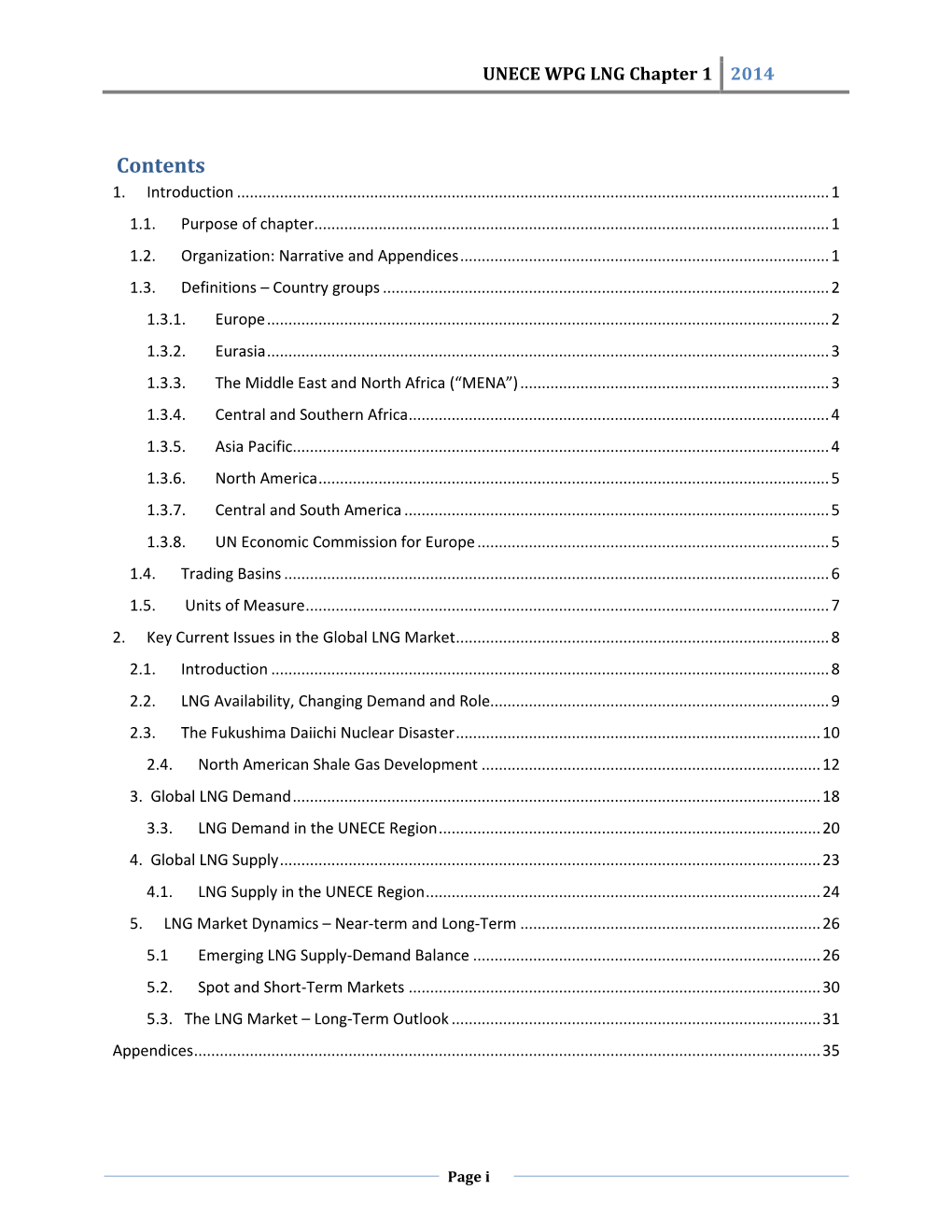 UNECE WPG LNG Chapter 1 2014