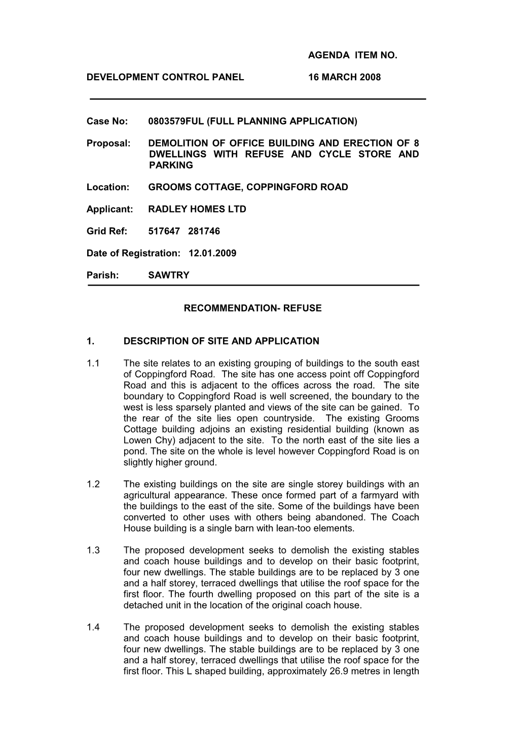 0803579Ful (Full Planning Application)