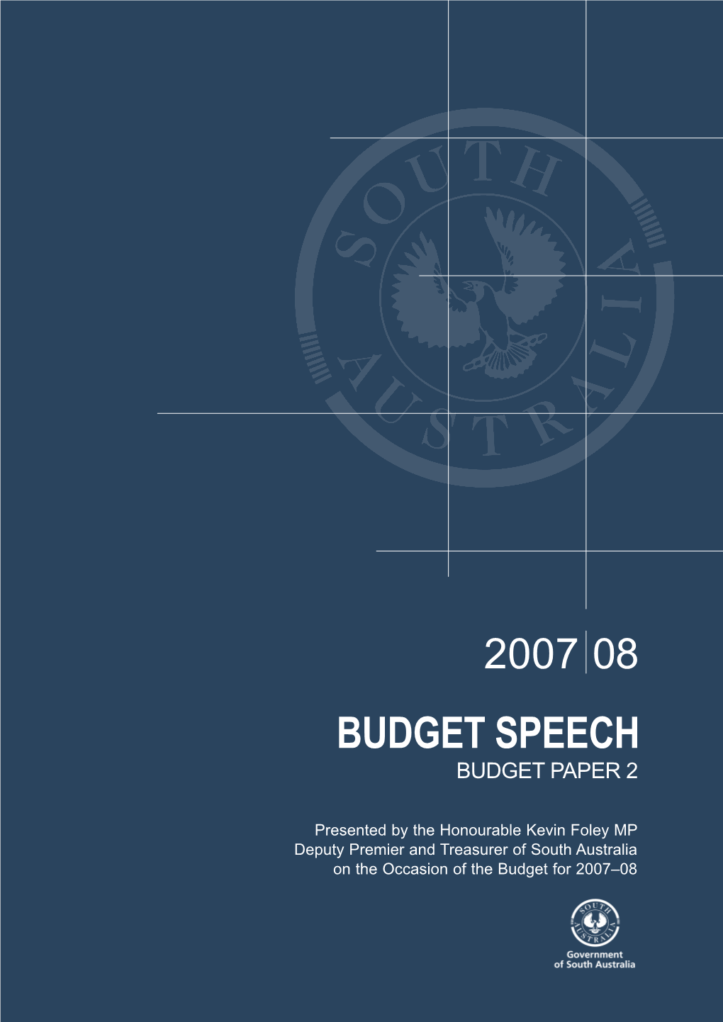 Budget Speech Budget Paper 2