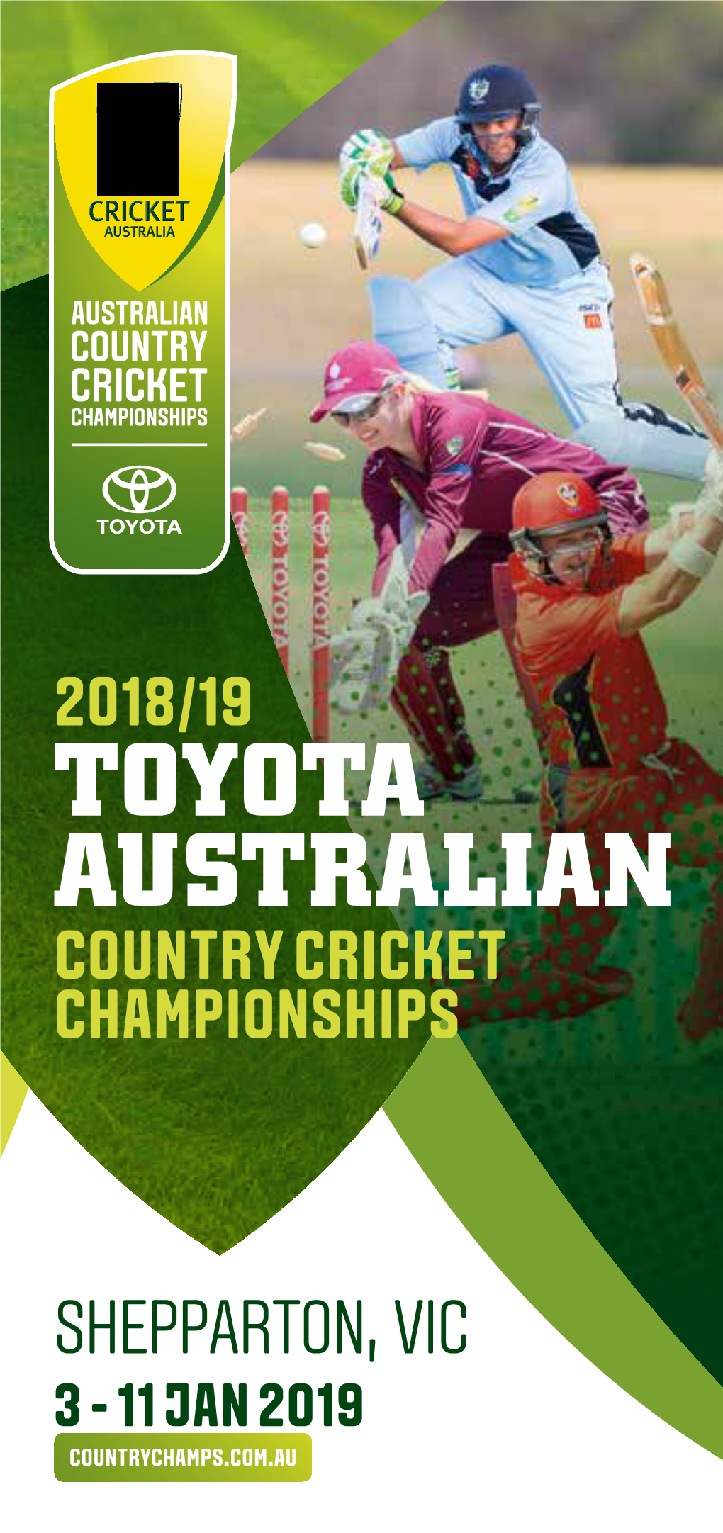 Toyota Australian Country Cricket Championships in Shepparton, Victoria