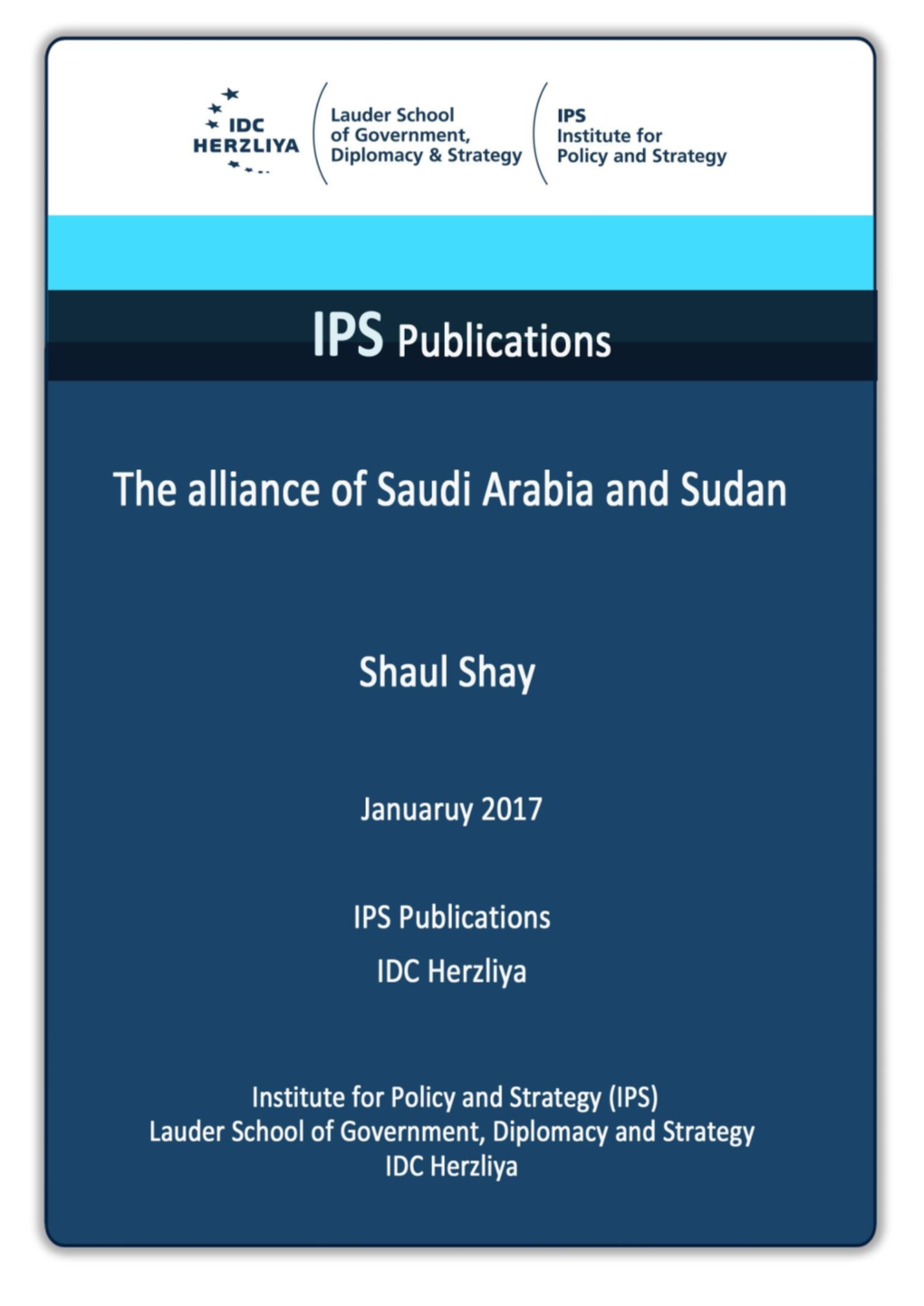 The Alliance of Saudi Arabia and Sudan