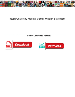 Rush University Medical Center Mission Statement