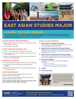 East Asian Studies Major