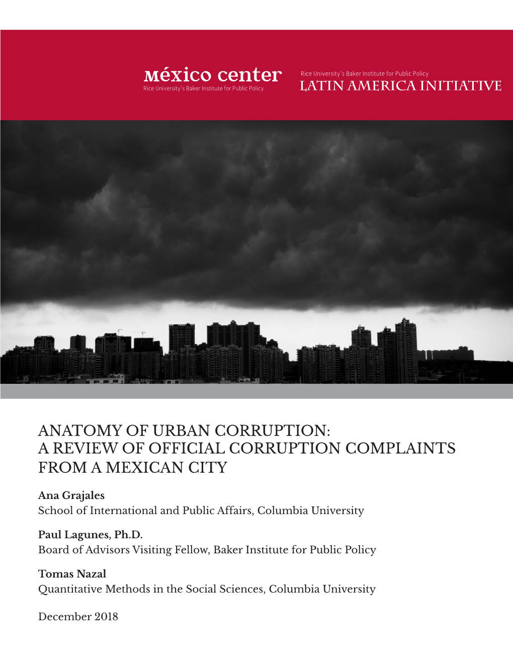 A Review of Official Corruption Complaints from a Mexican City