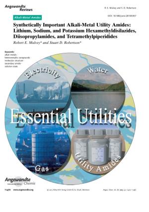Synthetically Important Alkalimetal Utility Amides: Lithium, Sodium, And
