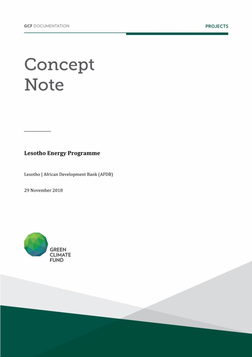 Lesotho Energy Programme