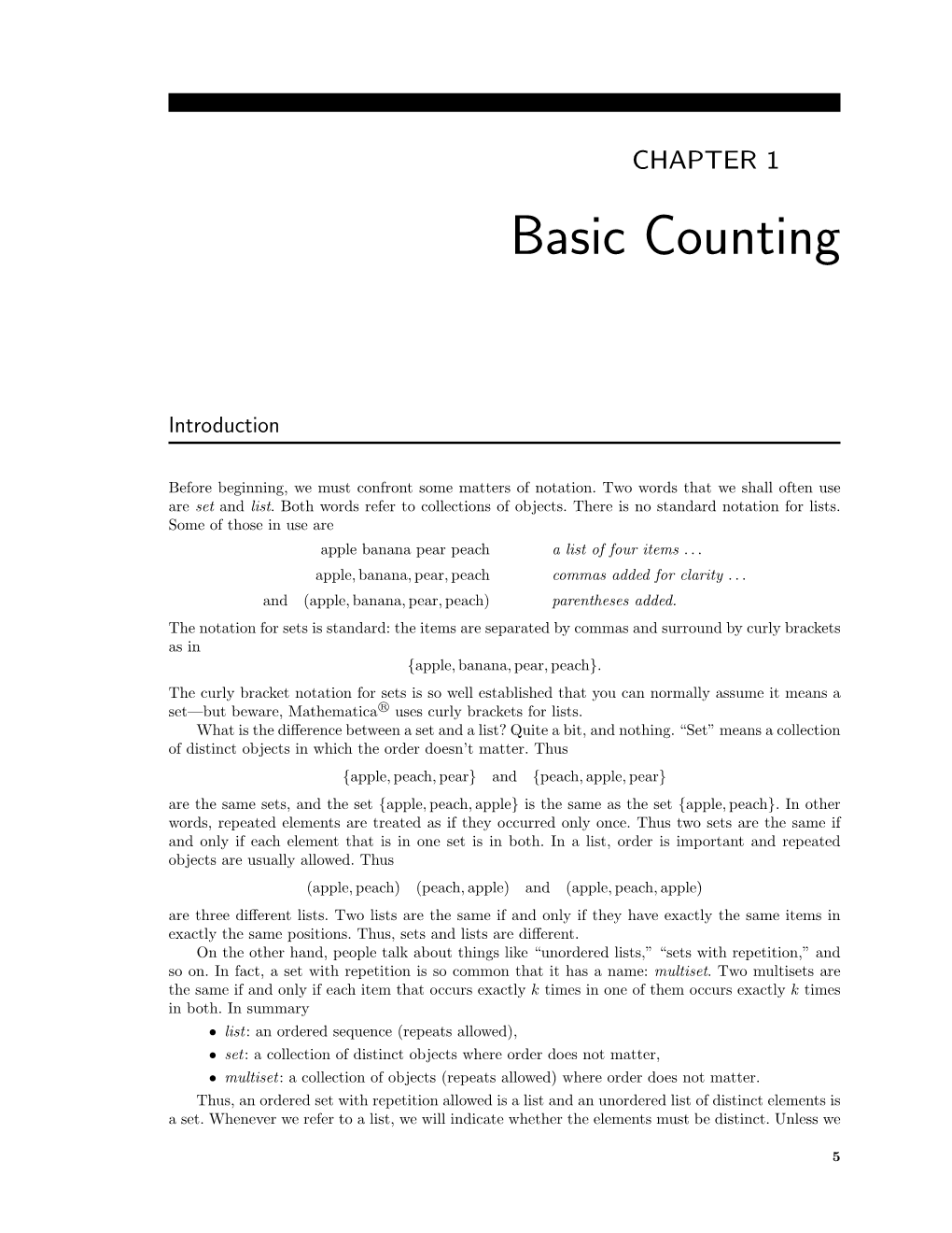 Basic Counting