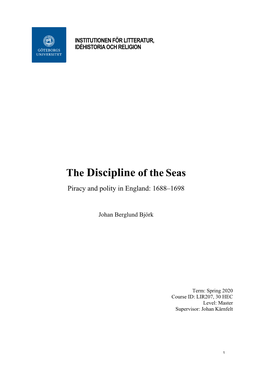 The Discipline of Theseas