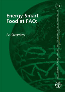 Energy-Smart Food at FAO