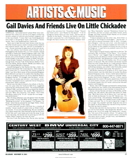 Gail Davies and Friends Live on Little Chickadee