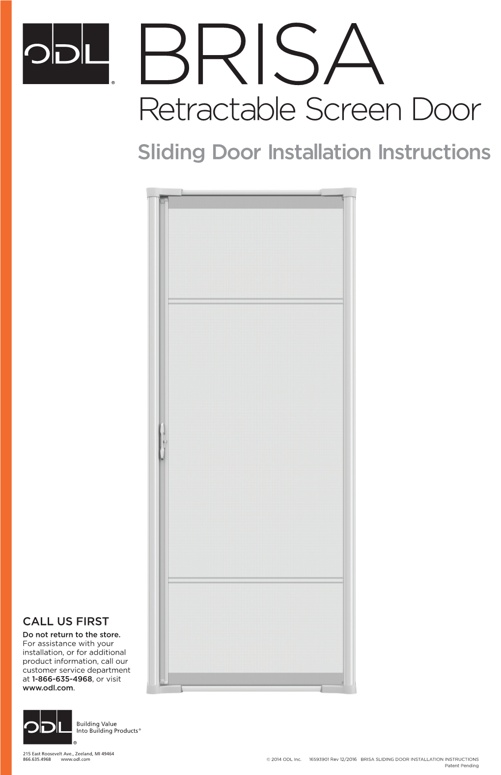 Retractable Screen Door Sliding Door Installation Instructions