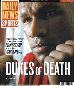 DUKES of DEATH by MARK KRAM COLD Kramm@Phillynews.Com ACKENSACK, N.J