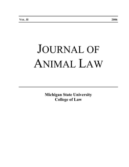 Journal of Animal Law Vol 2.Pdf