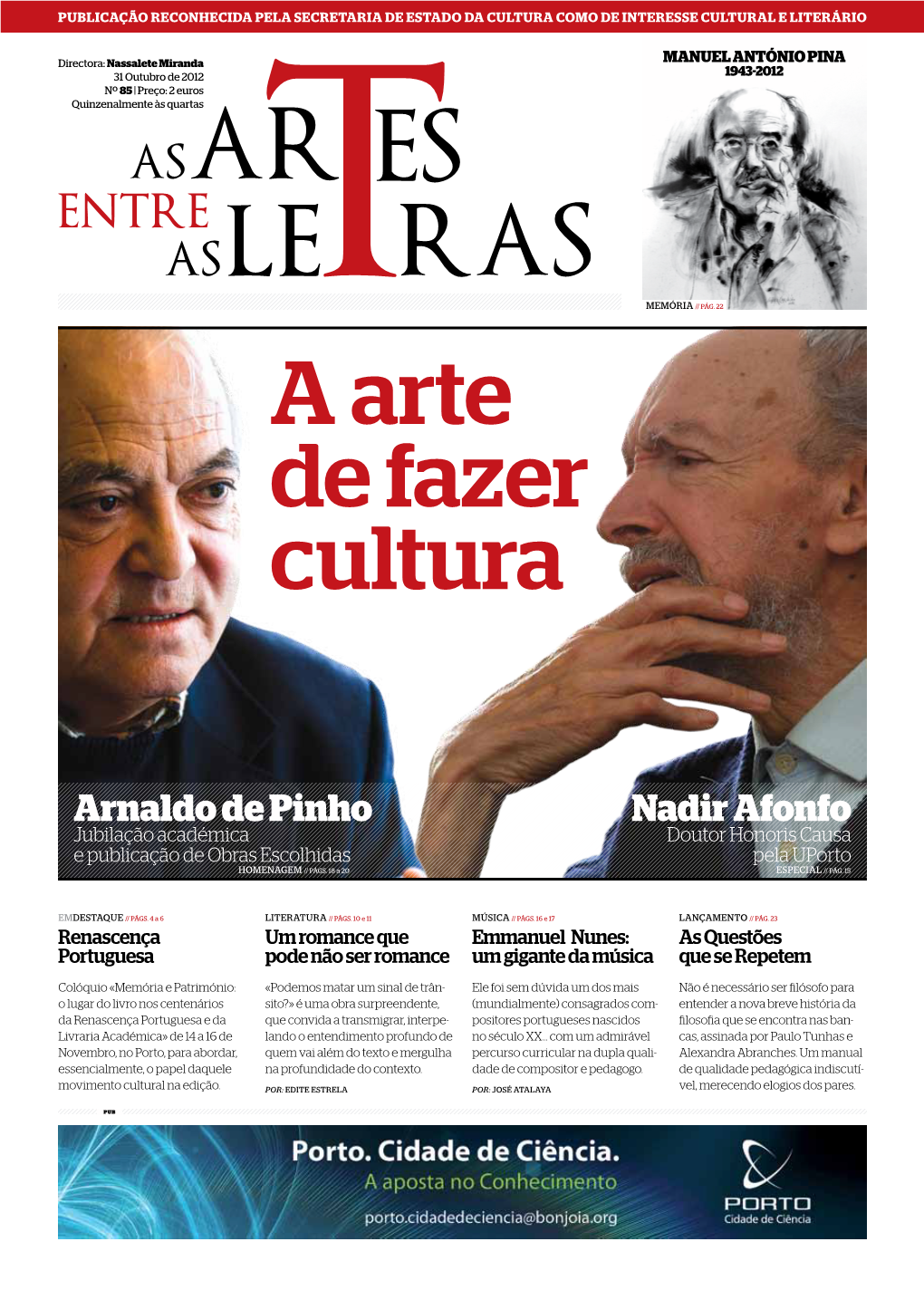 A Arte De Fazer Cultura