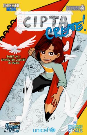 Cipta, a 15-Year-Old Superhero Who Uses the Power of Art to Stand up Against Bullying
