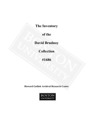 The Inventory of the David Brudnoy Collection #1686