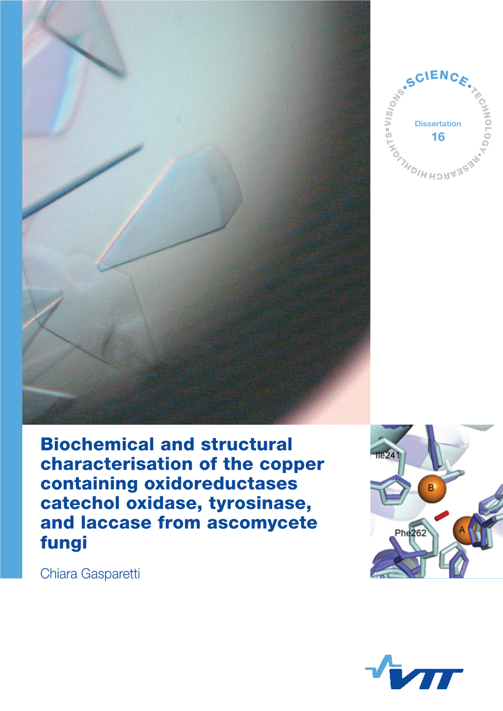 Biochemical and Structural Characterisation of the Copper Containing