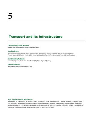 Transport and Its Infrastructure