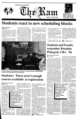 Students React to New Scheduling Blocks