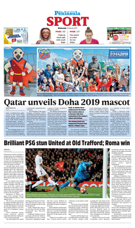 Qatar Unveils Doha 2019 Mascot ARMSTRONG VAS a Nationwide Competition Here a Group of Aspire Academy’S Falah