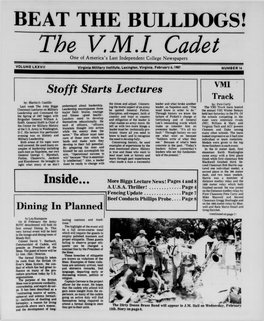 BEAT the BULLDOGS! the VMI Cadet