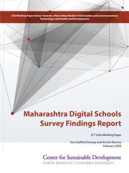 Maharashtra Digital Schools Survey Findings Report
