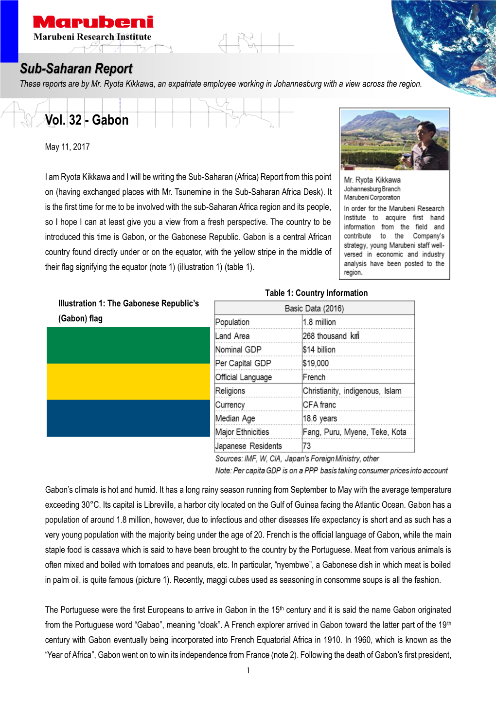 Vol. 32 - Gabon