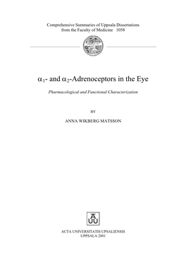 2-Adrenoceptors in the Eye