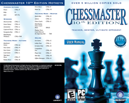 Chessmaster 10Th Edition Hotkeys Chessmaster 10Th Edition