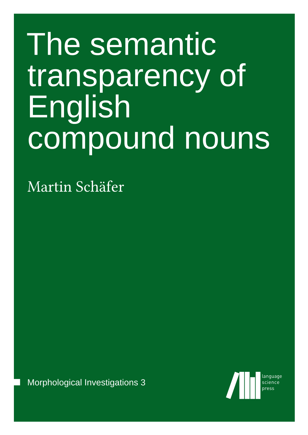 The Semantic Transparency of English Compound Nouns