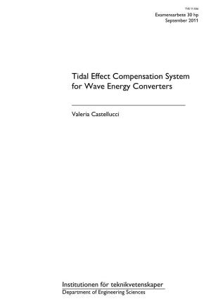 Tidal Effect Compensation System for Wave Energy Converters