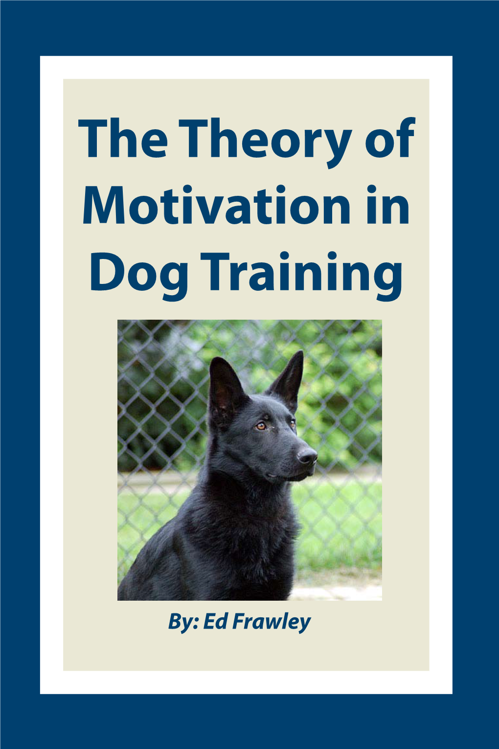 The Theory of Motivation in Dog Training